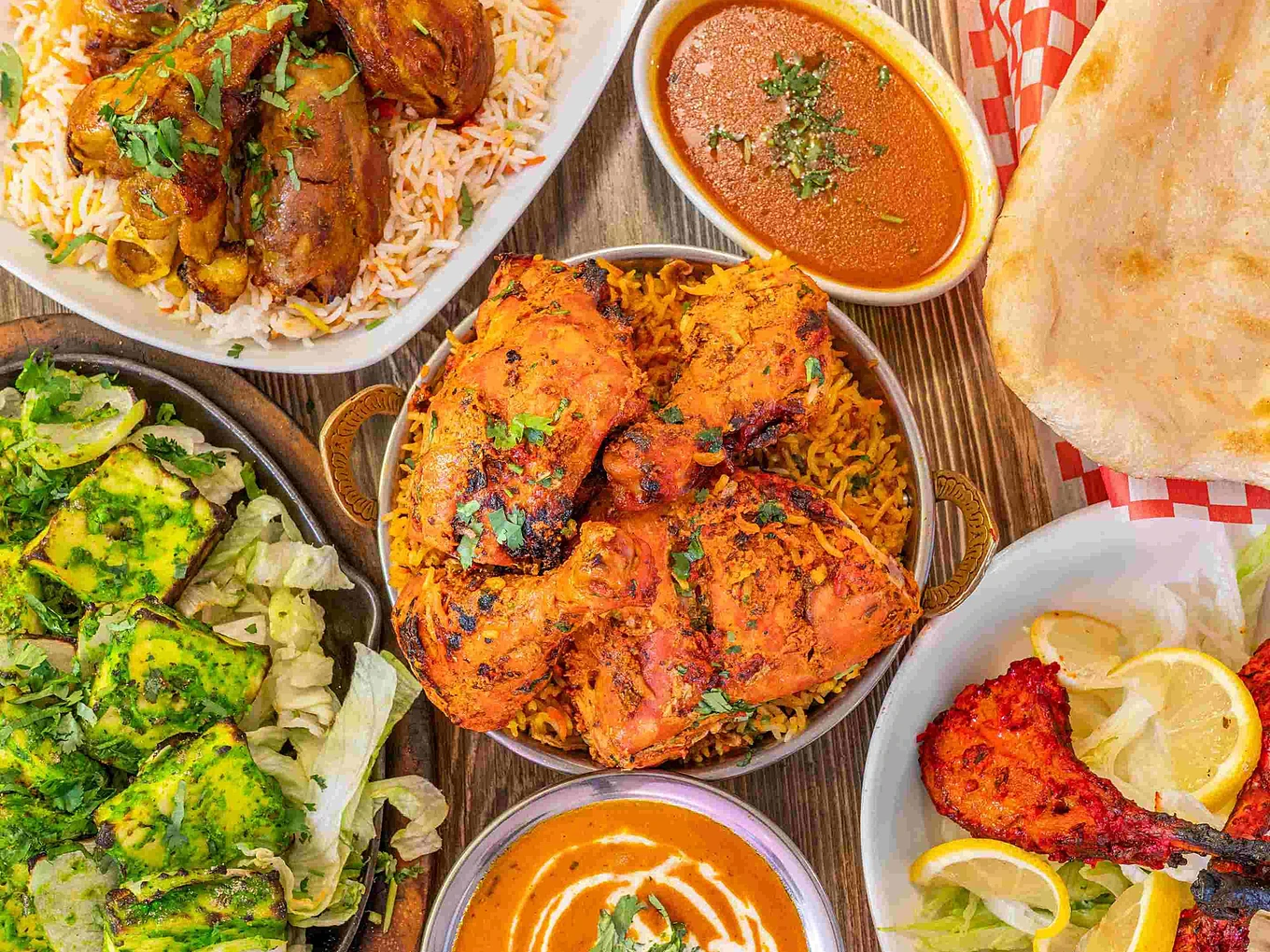 Saffron Indian Bistro dining room - Indian food delivered to Lake Louise Village, AB